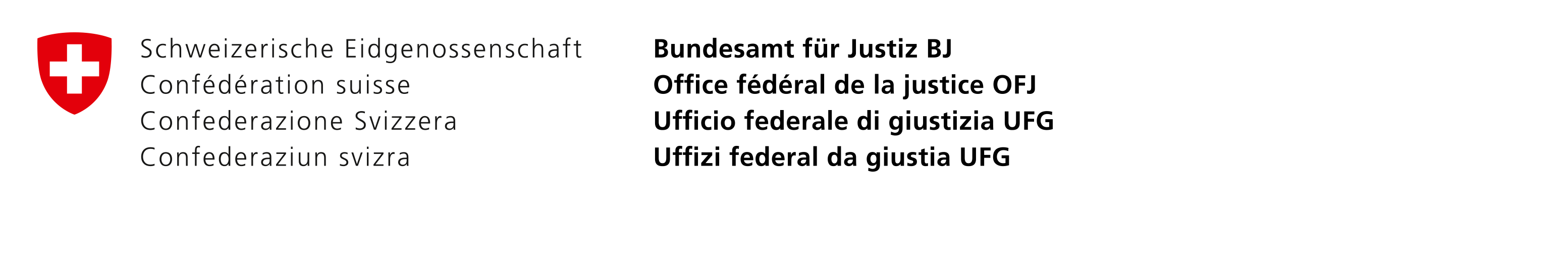 Logo - Bundesamt für Justiz BJ